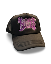 Load image into Gallery viewer, Embroidered “ROOK” Purple Foam SnapBack Trucker Hat