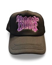 Load image into Gallery viewer, Embroidered “ROOK” Purple Foam SnapBack Trucker Hat